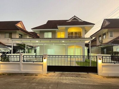 บ้านเดี่ยว 2 ชั้น บ้านกว้างขวาง โครงการ คัทลียา หนองจ๊อม สันทราย