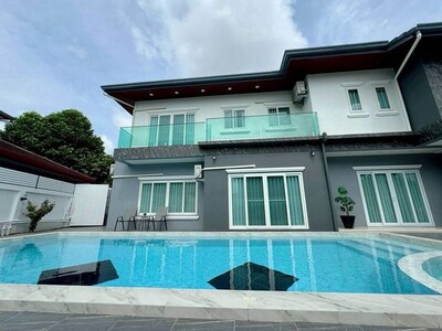บ้านพักตากอากาศให้เช่า พัทยา มาบประชัน 4 ห้องนอน สระว่ายน้ำส่วนตั
