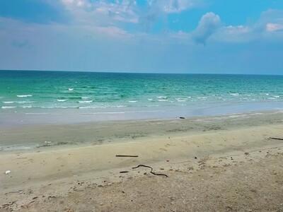 รวมบ้านที่ดินดีงามเพื่อคุณ  ที่ดินติดถนนหลวงใกล้หาดบางเบิด ไร่ 8แ