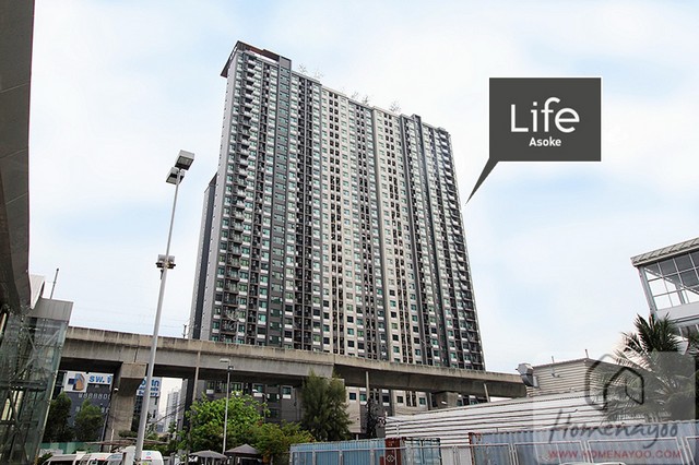 คอนโด Life Asoke พื้นที่ =  30 ตาราง.เมตร 1Bedroom 4600000 BAHT ไม่ไกลจาก MRT เพชรบุรี ราคาดี เยี่ยม