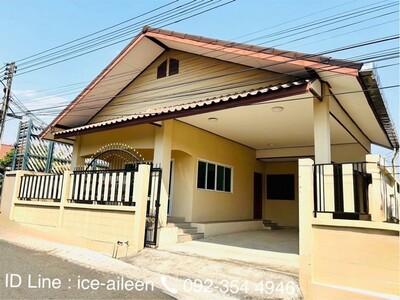 ขายบ้านเดี่ยวชั้นเดียว มือสอง รีโนเวทใหม่ ม.สามัคคี 5 สัตหีบ จ.ชล