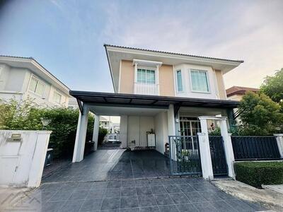 ขายบ้านเดี่ยว 2 ชั้น ชวนชื่น วัชรพล-รามอินทรา หลังมุม ใกล้ทางด่วน