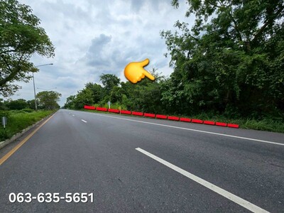 ขายที่สวยติดถนนเส้นสุพรรณนิการ์ สาย 2011 ต.บ้านใหญ่ อ เมืองนครนาย