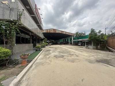 ขายด่วน! ที่ดินถมแล้ว + โกดัง + อาคารสำนักงาน ติดถนนใหญ่ 345