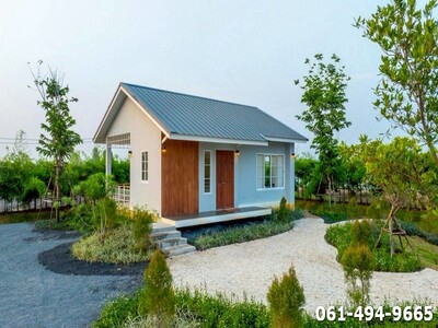 ขายบ้านพร้อมที่ดิน 400 ตรว. ใกล้โรงพยาบาลปากพลี 12 นาที