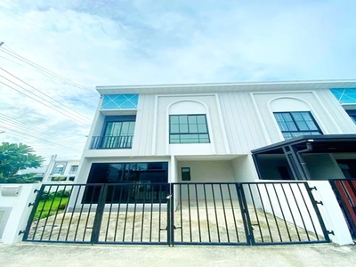 โลตัส วัดไพร่ฟ้า 1กม. เช่าทาวน์โฮม 2 ชั้น  3 นอน รร.เทคโนโลยีแหลม