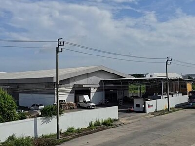 ขายโรงงาน โกดังพร้อมที่ดินเปล่า 7 ไร่กว่า พื้นที่สีม่วง บางนา กม.