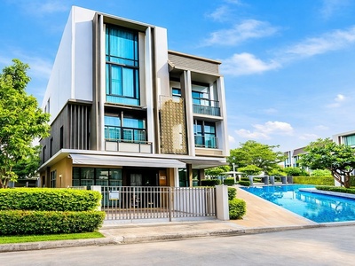 BTS ติวานนท์ 500ม. 6แอร์ บ้านหลังมุม ทาวน์โฮมหรู 3นอน วงศ์สว่าง7-