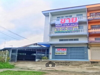 ขาย/เช่าอาคารพาณิชย์ 68.4ตร.ว.ห้องหัวมุม ถนนเลี่ยงเมือง  จ.อ่างทอ