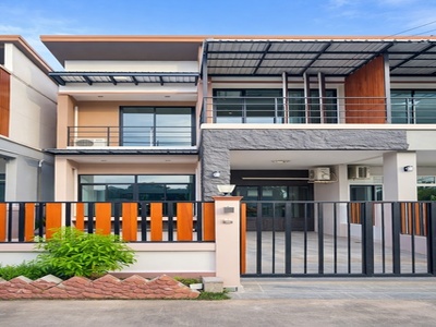 Caltex1.4กม.4นอน ให้เช่าทาวน์โฮม 2 ชั้น เฟอร์ เชลล์ หนองคาย 1.4กม