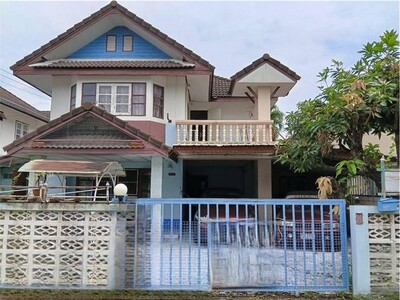 ลดราคาขายบ้านเดี่ยว 2 ชั้น น้ำไม่ท่วม สันทรายน้อย  