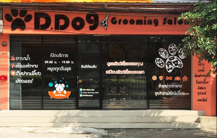 D.Dog Grooming Salon เพชรเกษม บริการอาบน้ำตัดขน สุนัข แมว รับฝากเลี้ยง จำหน่ายอาหารและอุปกรณ์สัตว์เลี้ยง