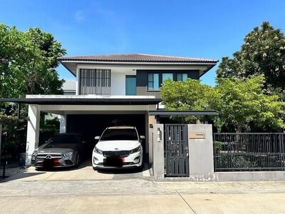 ให้เช่าบ้านเดี่ยว หมู่บ้านมัณฑนา บางนา กม7 - Fully furnished 