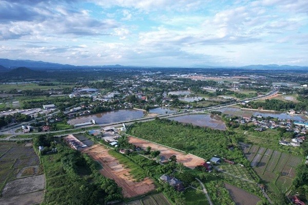 ขายที่ดินแปลงสวย 7 ไร่ 3 งาน ติดบายพาสตะวันออก อ.เมือง เชียงราย