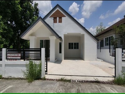 บ้านสวยสไตล์มินิมอล ทำเลดี เดินทางสะดวก ใกล้เมืองเชียงใหม่