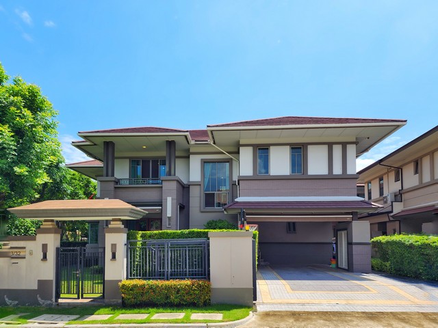 บ้าน นาราสิริ พุทธมณฑล สาย 1 ขนาด = 0 ไร่ 1 Ngan 10 sq.wa 4ห้องนอน5BR 24000000 - ใกล้ - ทำเลคุณภาพ บ้านแปลงมุมติดสวน  สภาพดี แต่งบิลด์อินสวยทั้งหลัง