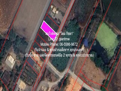 ขายที่ดินเปล่า(ยังไม่ได้ถม) 0-1-0 ไร่ (100 ตร.ว.) อ.เมืองฉะเชิงเท