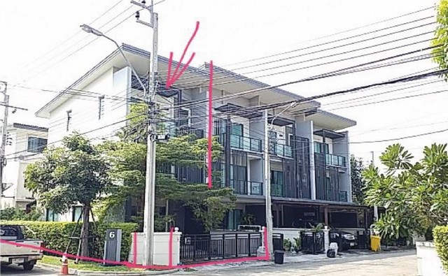 ขายทาวน์เฮ้าส์ ทาวน์อเวนิว เมิร์จ รัตนาธิเบศร์ 3 ชั้น 