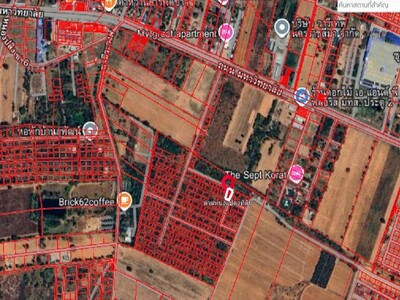 ขายที่ดินราคาถูก  50 ตร.ว. ใกล้ตัวเมืองโคราช ทำเลทอง ต.ไชยมงคล 