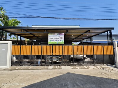 ขายบ้านเดี่ยว2ชั้น โฉนด 56 วา ซอยลำลูกกา 3 ซอยจามร23ข. 