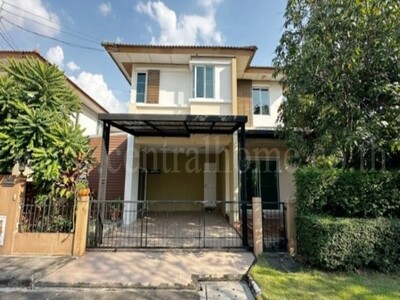 บ้านเดี่ยว ฮาบิเทีย บอนด์ ราชพฤกษ์ หลังริม ต่อเติมแล้ว ราคาถูกที่