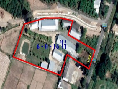  ขายที่ดินพร้อมสิ่งปลูกสร้า เนื้อที่ 6  ไร่ 16 ตรว สันกำแพง เชียง