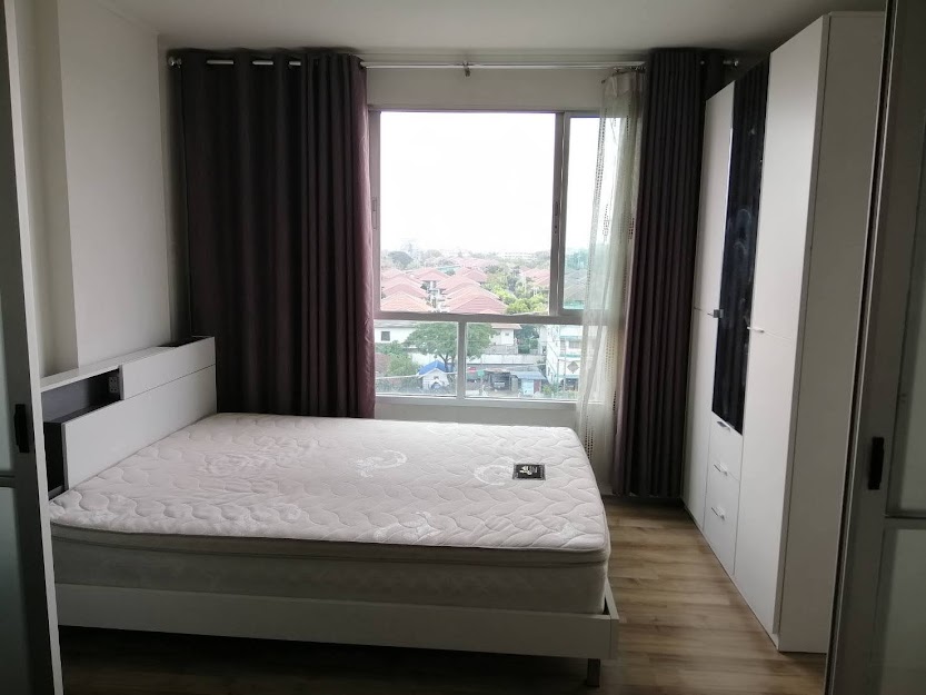 ขายห้องสวย dcondo Onnut-Rama9  ดีคอนโด อ่อนนุช-พระราม 9 ชั้น 8 ลมเย็น เงียบ 