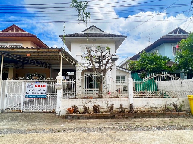 บ้านเดี่ยว 2 ชั้น หมู่บ้านเพชรดา นันทนาการ์เด้น ราชพฤกษ์-ท่าอิฐ อำเภอเมือง จังหวัดนนทบุรี ราคาถูก