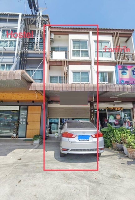 ชลบุรี ตลาดหนองมน  ให้เช่า อาคารพาณิชย์ 3 ชั้น ทำเลดีถูกที่สุดม.บูรพา ทะเลบางแสน 4 นอน 3น้ำ 2ที่จอดรถ บิ๊กซี 25 ตรว. 225 ตรม.