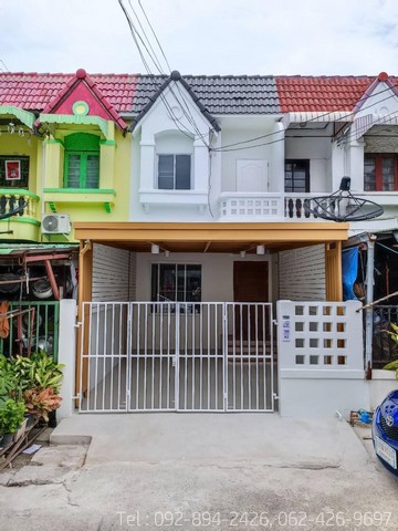 ขาย ทาวน์โอม 2 ชั้น เรืองนคร วิลล่า บางกรวย ไทรน้อย 16 ตรว 2 นอน รีโนเวทใหม่ สไตล์ มินิมอล