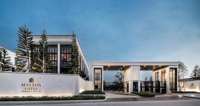 ขายบ้านหรู 3 ชั้น Super Luxury 106 ตรว.Malton Gates กรุงเทพกรีฑา ศรีนครินทร์-ร่มเกล้า แบบบ้าน Livingston Type L พร้อมลิฟท์