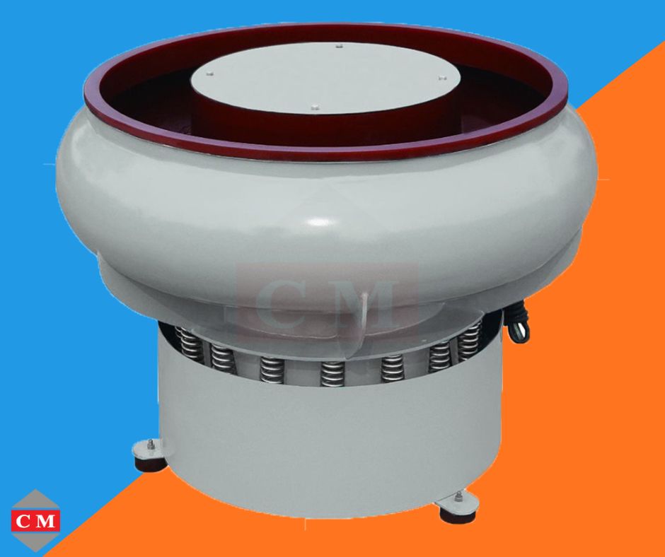 เครื่องขัดผิวโลหะแบบเขย่า แบบไม่มีสะพานแยกชิ้นงาน / Vibratory Finishing Machine