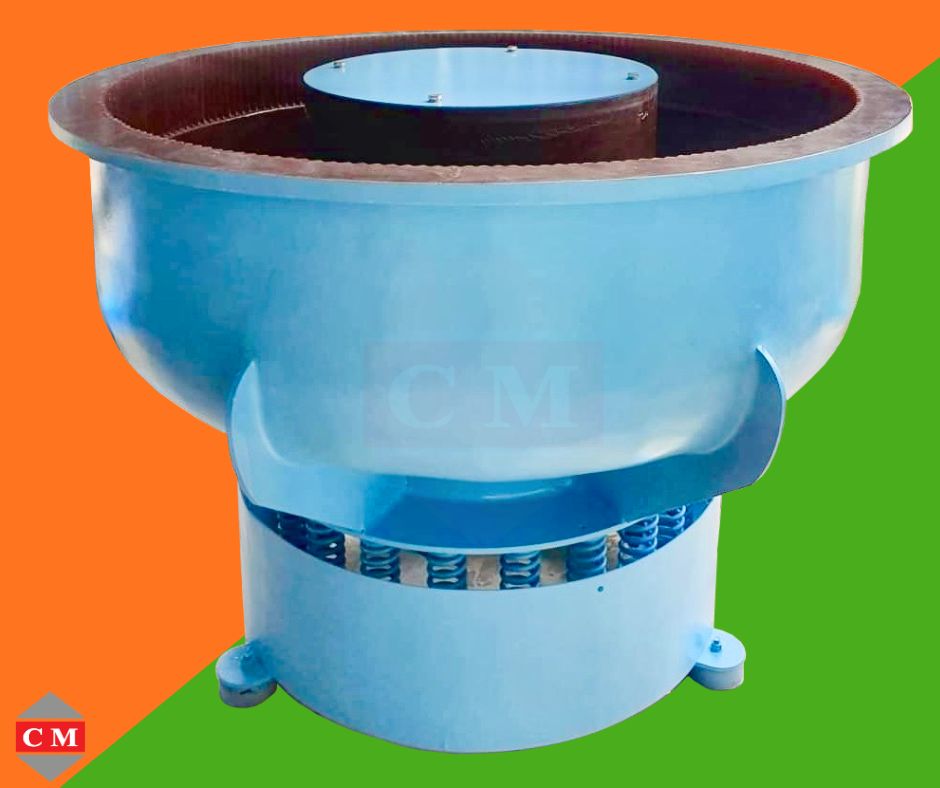 เครื่องขัดผิวโลหะแบบเขย่า แบบไม่มีสะพานแยกชิ้นงาน / Vibratory Finishing Machine
