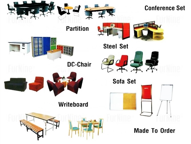 เฟอร์นิเจอร์สำนักงาน ครบวงจร มีคุณภาพ  พร้อมรับผลิตนอกแบบทุกประเภท