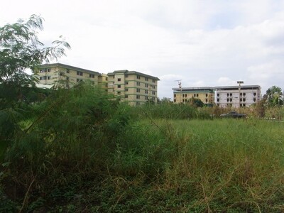 ที่ดิน 100 ตารางวา ซอยกิ่งแก้ว64 รูปสี่เหลี่ยม ทำเลดี 