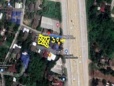 ขายที่ดิน126ว. 2.5ล. ถ.ซุปเปอร์ขาเข้า แยกป่าแดด อ.สารภี เชียงใหม่