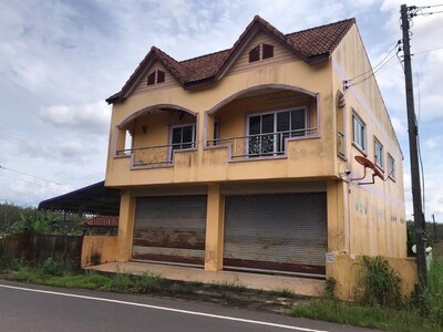 ขายอาคารพาณิชย์ 2 ชั้น 2 คูหา ติดถนน ตำบลสำนักขาม อำเภอสะเดา สงขล