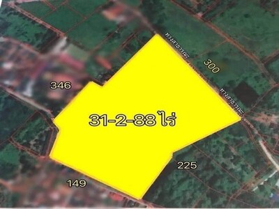 ขายที่ดิน อำเภอสันกำแพง จังหวัดเชียงใหม่ 31 ไร่ 2 งาน   ผังเหลือง