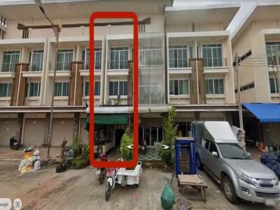  อาคารพาณิชย์ 3 ชั้น ศูนย์การค้าอินโดจีน อรัญประเทศ เนื้อที่ 24 ต
