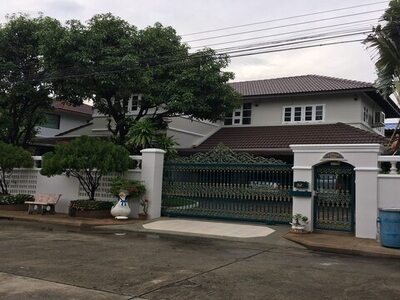 ขายบ้านเดี่ยว2 ชั้น  หมู่บ้านริมสวน สุขุมวิท 103 พื้นที่ดิน 99.4 