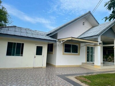บ้านเดี่ยวชั้นเดียว กว้างขวาง ร่มรื่น สันผักหวาน หางดง 