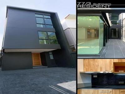 ให้เช่าโฮมออฟฟิศ 3 ชั้น 25 ตรว. เพดานสูง ย่านอินทามระ สุทธิสาร