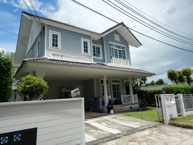 BS446 ขายบ้านเดี่ยว 2ชั้น หลังมุม หมู่บ้านบุราสิริ ปัญญาอินทรา 3ห้องนอน 3ห้องน้ำ ตกแต่งแล้วพร้อมอยู่