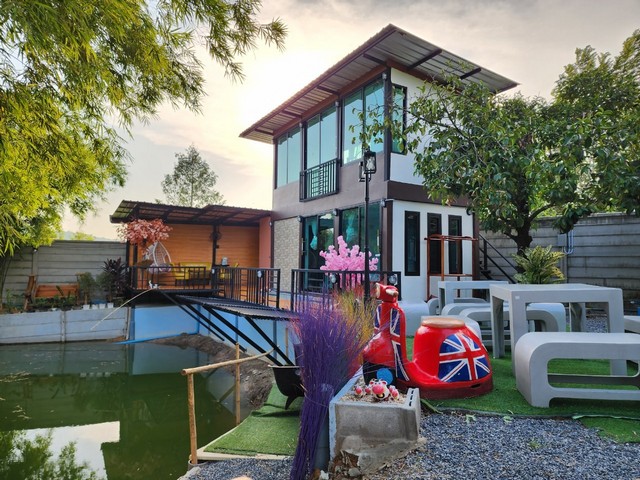 ขายบ้านและสวนไสตล์รีสอร์ทพร้อมเฟอร์นิเจอร์ เขตสองสลึง อ.แกลง จ.ระยอง