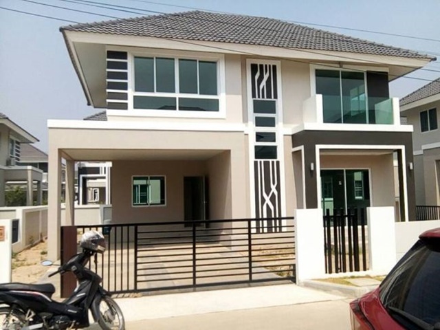 รร.นานาชาติเชียงใหม่ โลตัส ม.พายัพ ให้เช่าบ้านเดี่ยว 2ชั้น 3นอน 3น้ำ 4แอร์ 60ตรว. 200ตรม. กาญจน์ 