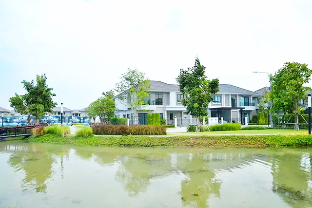 Bangkok BoulevardAPLบ้านทับช้าง ให้เช่าบ้านเดี่ยว  วงแหวนอ่อนนุช 2ชั้น 3นอน 5แอร์ 65ตรว.