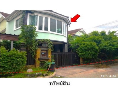 ขายบ้านเดี่ยวมือสอง เขตมีนบุรี กรุงเทพฯ โครงการ พาร์คเวย์ ชาเล่ต์