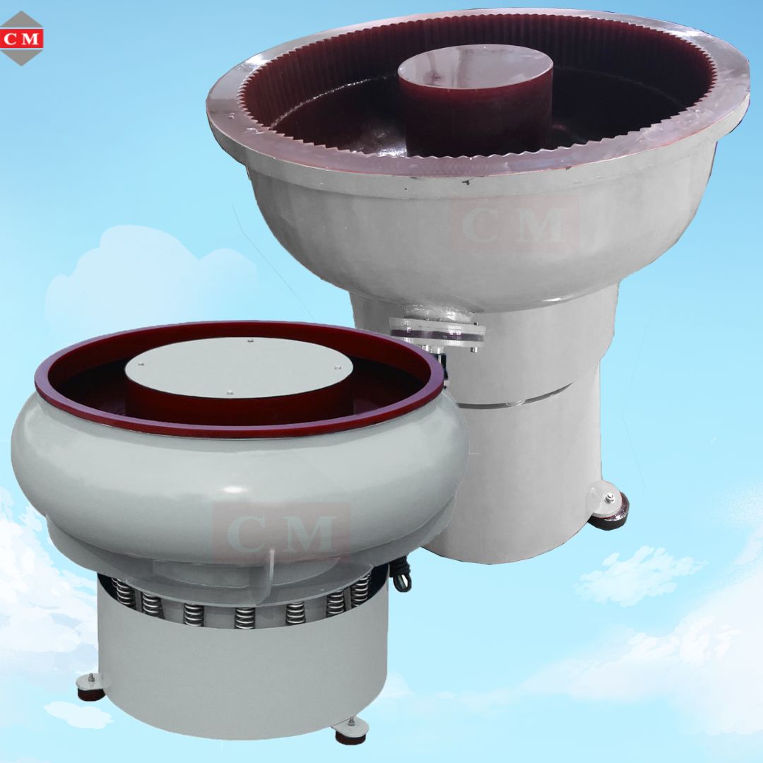 เครื่องขัดผิวโลหะแบบเขย่า แบบไม่มีสะพานแยกชิ้นงาน / Vibratory Finishing Machine