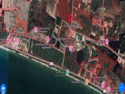 ขายที่ดิน ใกล้ทะเล  ถมแล้ว แปลงมุม หาดแหลมแม่พิมพ์ อ.แกลง ระยอง