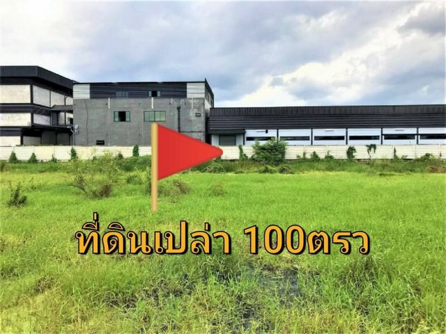 ขายที่ดินเปล่า 100 ตารางวา ราคาถูก  น่าลงทุนเขตคลองสามวา มีนบุรี กทม.